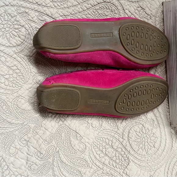 Talbots Women's Pink Suede Driving Mocs - Picture 9 of 9